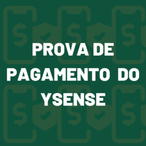 Prova de pagamento ysense